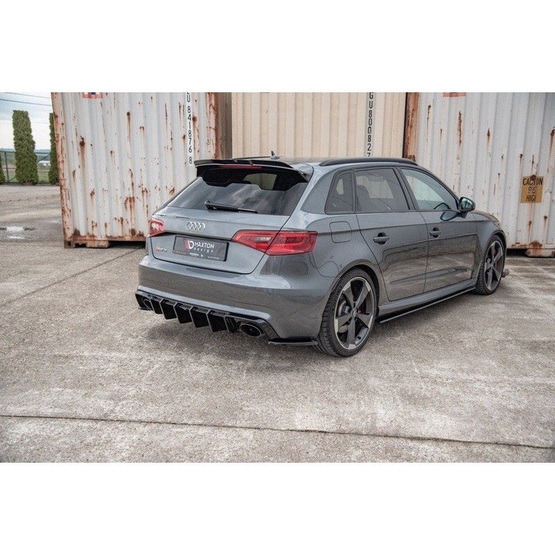 Audi RS3 (ALL YEARS) 8V. Maxton Design Rear Side Splitters v2 Audi RS3 8V.A Sportback