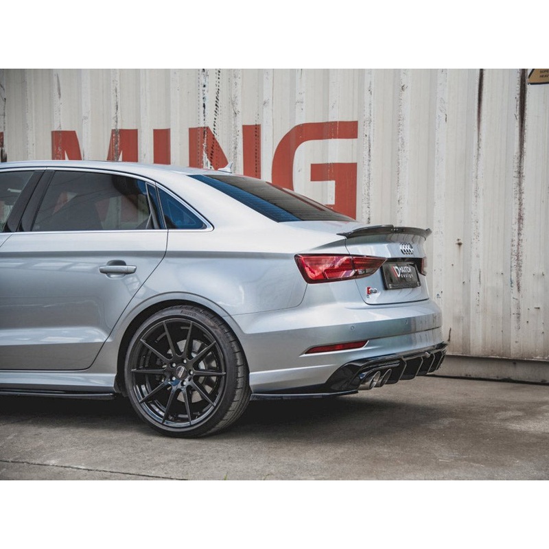 Audi S3 (ALL YEARS) 8V. Maxton Design Rear Side Splitters v2 Audi S3 8V. Sedan Facelift