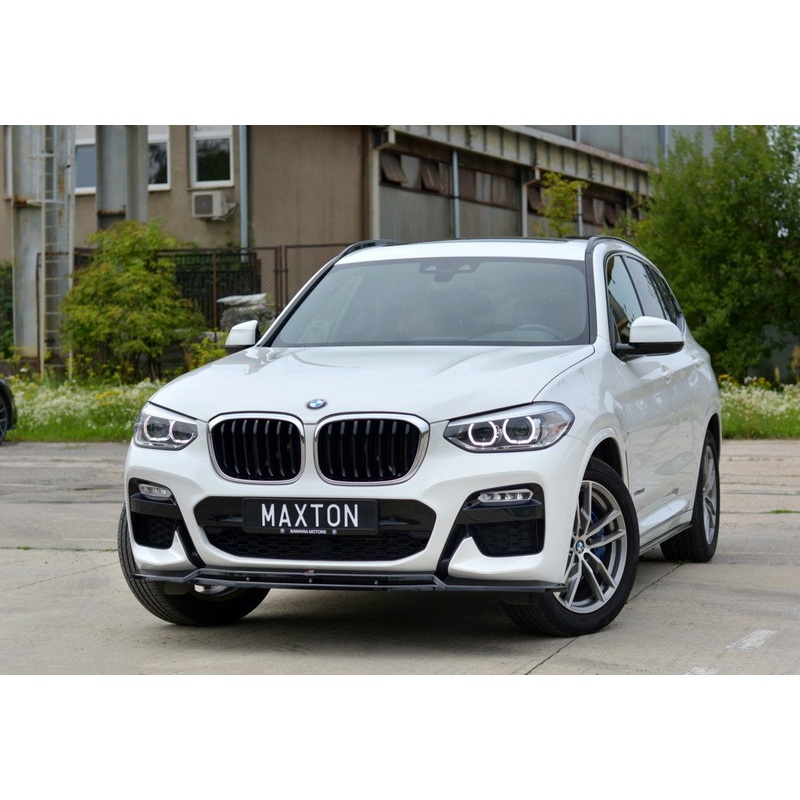 BMW X3 (ALL YEARS) G01 Maxton Design BMW X3 G01 M40i / M-PACK Front Splitter Lip