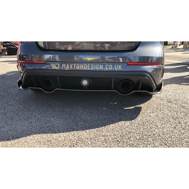 Ford Focus (ALL YEARS) 3 RS Maxton Design Ford Focus 3 RS 'Aero' Central Rear Splitters
