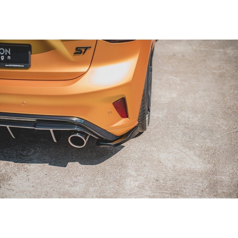 Ford Focus (ALL YEARS)  Maxton Design Ford Focus Mk4 ST Rear Side Splitters