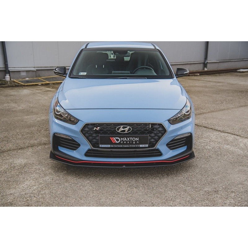 Hyundai I30 (ALL YEARS)  Maxton Design Racing Durability Front Splitter Hyundai I30 N MK3 Hatchback / Fastback