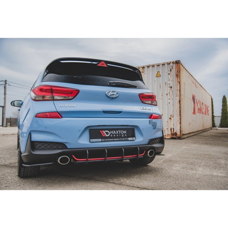Hyundai I30 (ALL YEARS)  Maxton Design Racing Durability Rear Diffuser V.1 Hyundai I30 N MK3 Hatchback