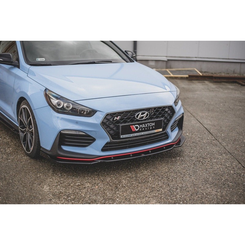 Hyundai I30 (ALL YEARS) MK3 Maxton Design Hyundai i30 Mk3 N Front Splitter V.4