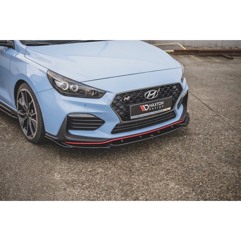 Hyundai I30 (ALL YEARS) MK3 Maxton Design Hyundai i30 Mk3 N Front Splitter V.5