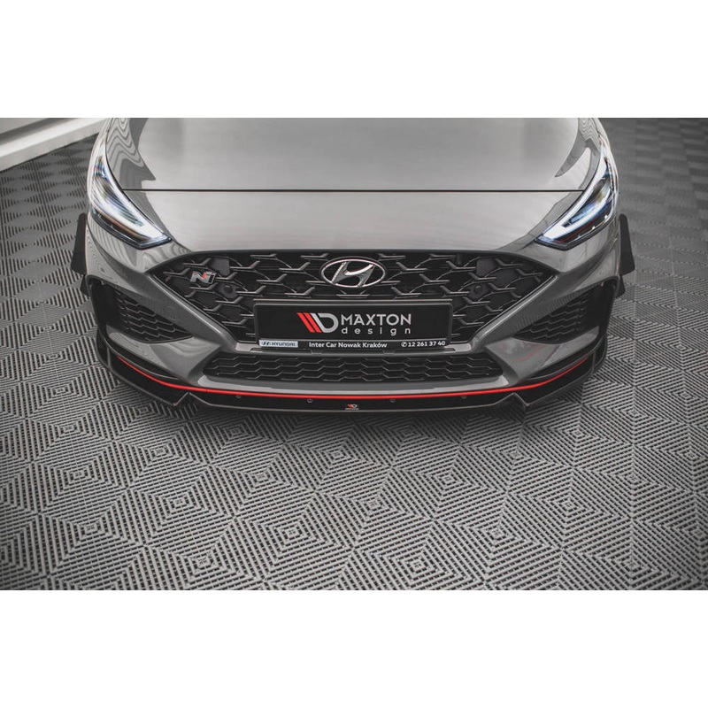 Hyundai i30 N (ALL YEARS) Mk3.5 Maxton Design Hyundai i30 N Mk3.5 FACELIFT Front Splitter V.2