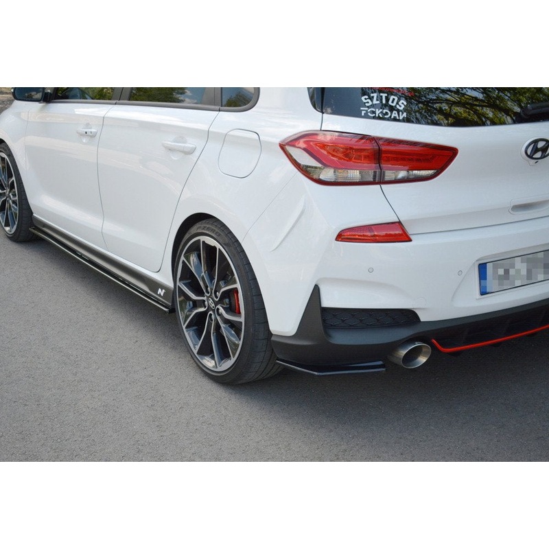 Hyundai i30 N (ALL YEARS) MK3 Maxton Design Hyundai i30 Mk3 N Rear Side Splitters