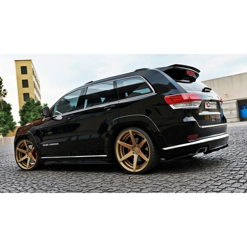 Jeep Cherokee (ALL YEARS)  Maxton Design Rear Central Splitter Jeep Grand Cherokee Wk2 Summit (Facelift)