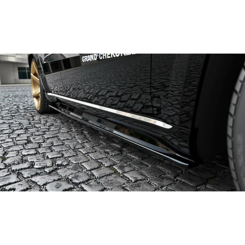 Jeep Cherokee (ALL YEARS)  Maxton Design Side Skirts Jeep Grand Cherokee Wk2 Summit (Facelift)