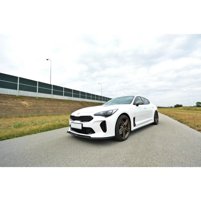 Kia Stinger Gt (ALL YEARS) GT Maxton Design Kia Stinger GT Front Splitter Lip V.2