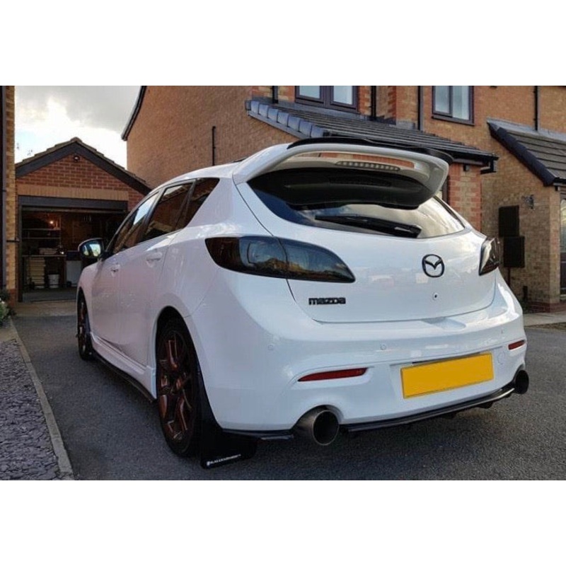 Mazda 3 MPS (ALL YEARS)  Maxton Design Central Rear Splitter Mazda 3 MPS BL