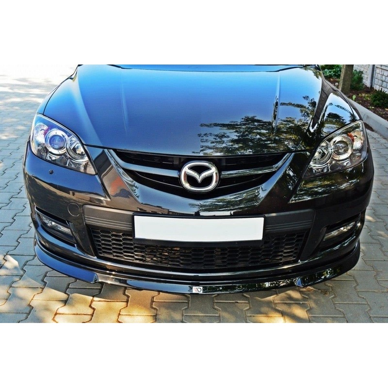 Mazda 3 MPS (ALL YEARS)  Maxton Design Front Splitter Mazda 3 MPS BK Front Lip