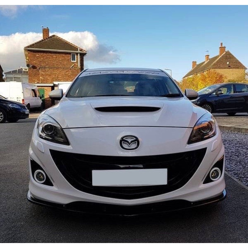 Mazda 3 MPS (ALL YEARS)  MAXTON DESIGN FRONT SPLITTER V.2 MAZDA 3 MPS BL Front Lip