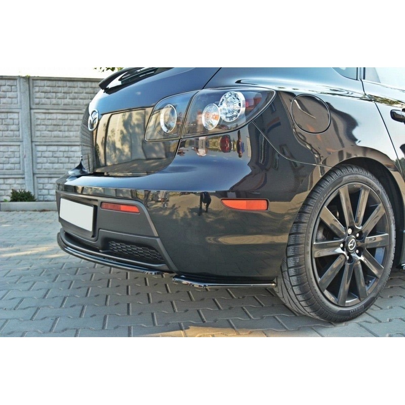 Mazda 3 MPS (ALL YEARS)  Maxton Design Rear Sides Splitter Mazda 3 MPS BK