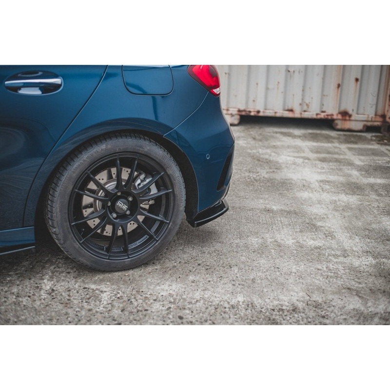 Mercedes A3 (ALL YEARS)  Maxton Design Rear Side Splitters Mercedes A35 W177 AMG Hatch