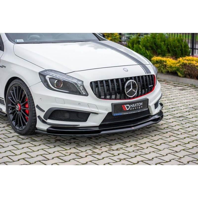 Mercedes A45 (2013-2016) W176 Maxton Design Front Splitter V.1