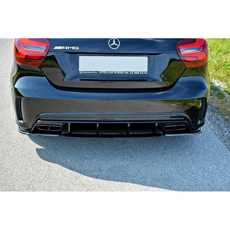 Mercedes A45 (2016-2018) W176 Maxton Design Rear Side Splitters