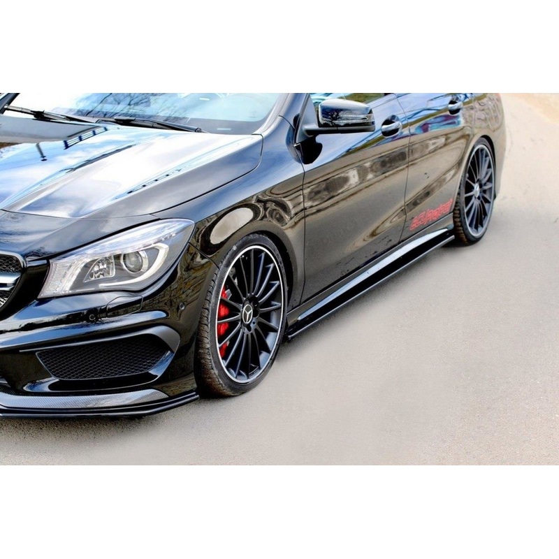 Mercedes CLA45 (ALL YEARS)  Maxton Design Mercedes CLA45 AMG (Preface) Side Skirts