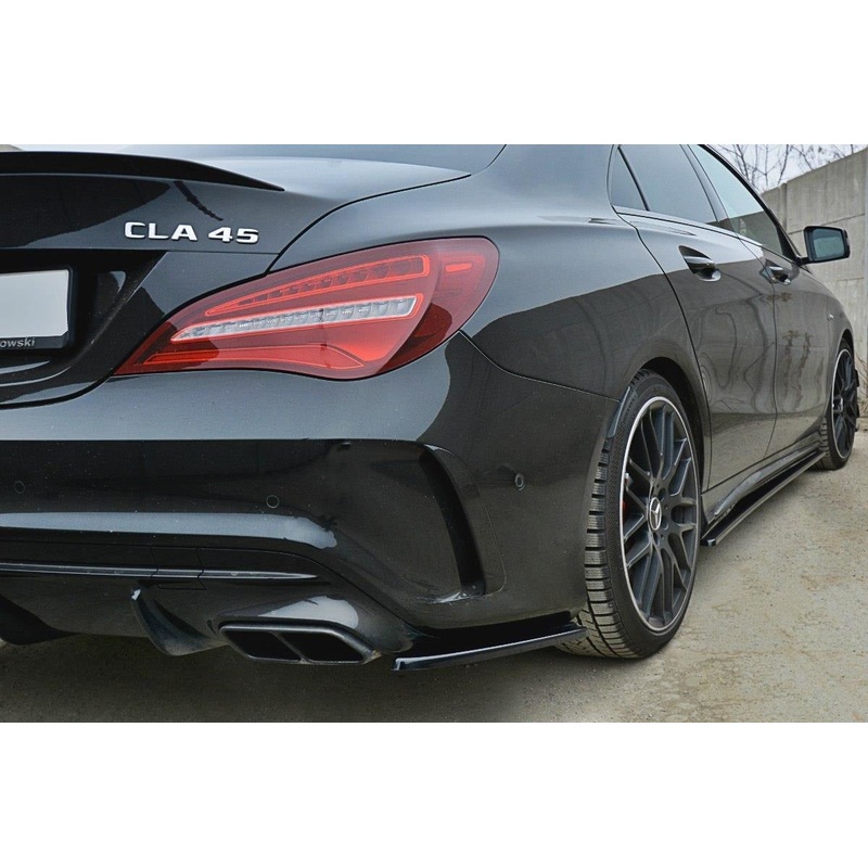 Mercedes CLA45 (ALL YEARS)  Maxton Design Rear Side Splitters Mercedes CLA45 AMG C117 (Facelift)
