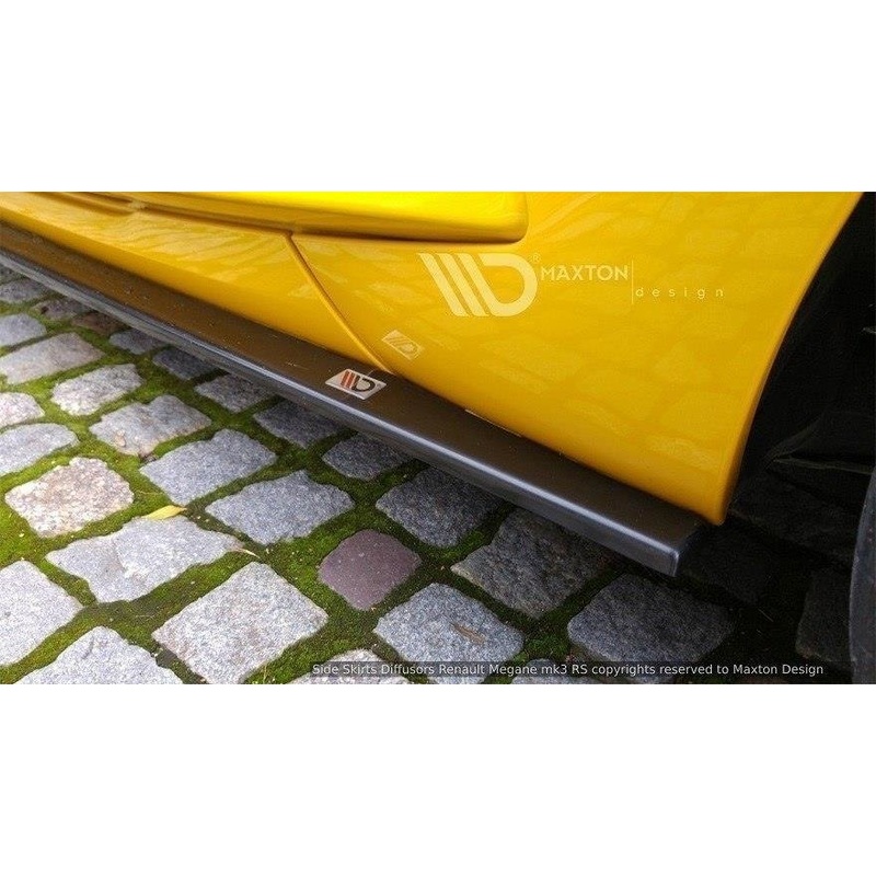 Renault Megane (ALL YEARS) RS Maxton Design Renault Megane 3 RS Side Skirts