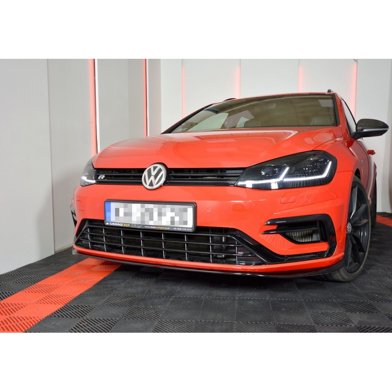 Volkswagen Golf (ALL YEARS) MK7 Maxton Design Front Splitter V.W Golf Mk7.5 R V.7 (Facelift) Front Lip