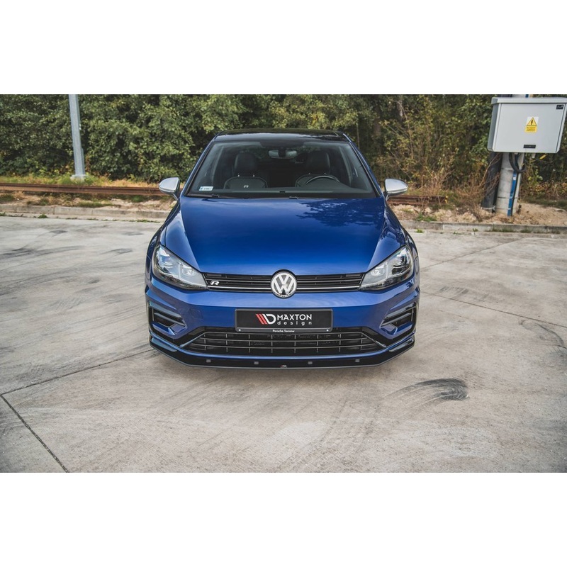 Volkswagen Golf (ALL YEARS) MK7 Maxton Design Racing Durability Front Splitter V.W Golf MK7.5 R Front Lip