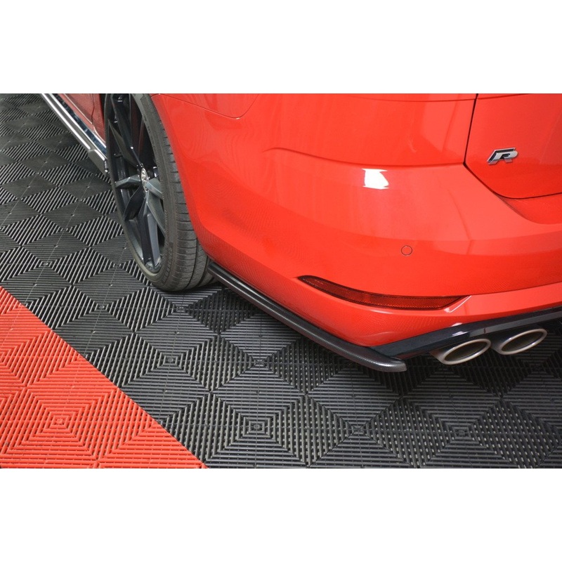 Volkswagen Golf (ALL YEARS) MK7 Maxton Design Rear Side Splitters V.W Golf Mk7.5 R Wagon (Facelift)
