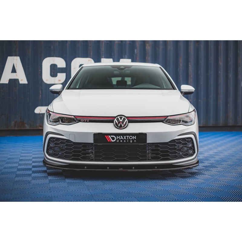 Volkswagen Golf (ALL YEARS) Mk8 Maxton Design Front Splitter V.1 V.W Golf Mk8 GTI Front Lip