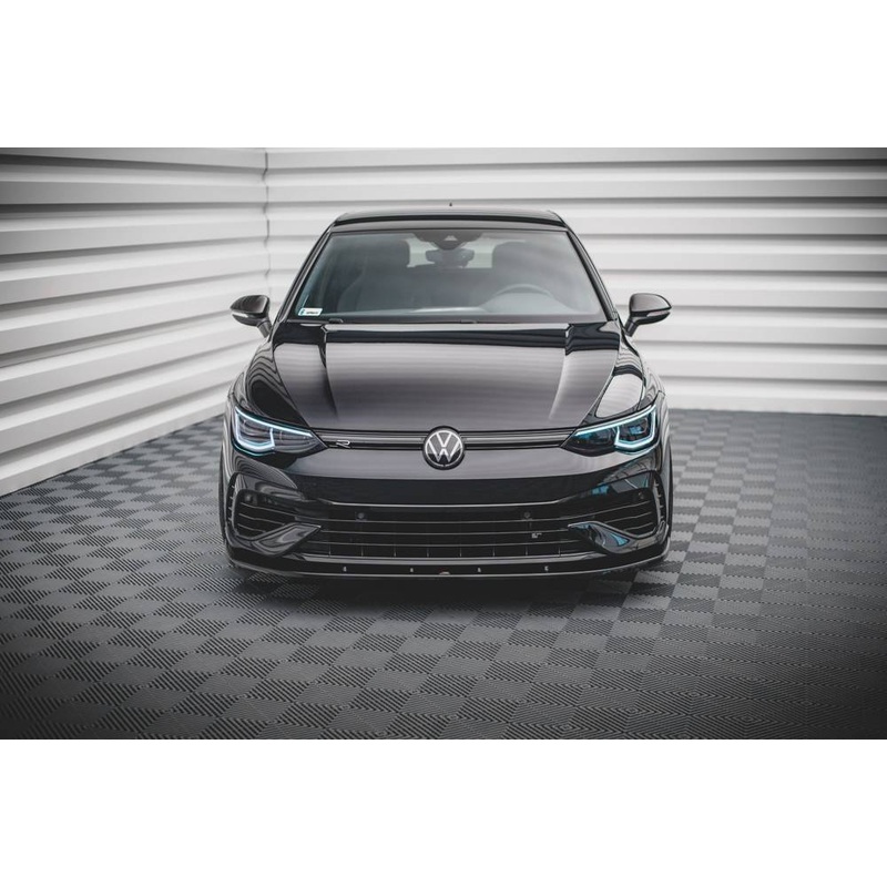 Volkswagen Golf (ALL YEARS) Mk8 Maxton Design Front Splitter V.1 V.W Golf Mk8 R Front Lip