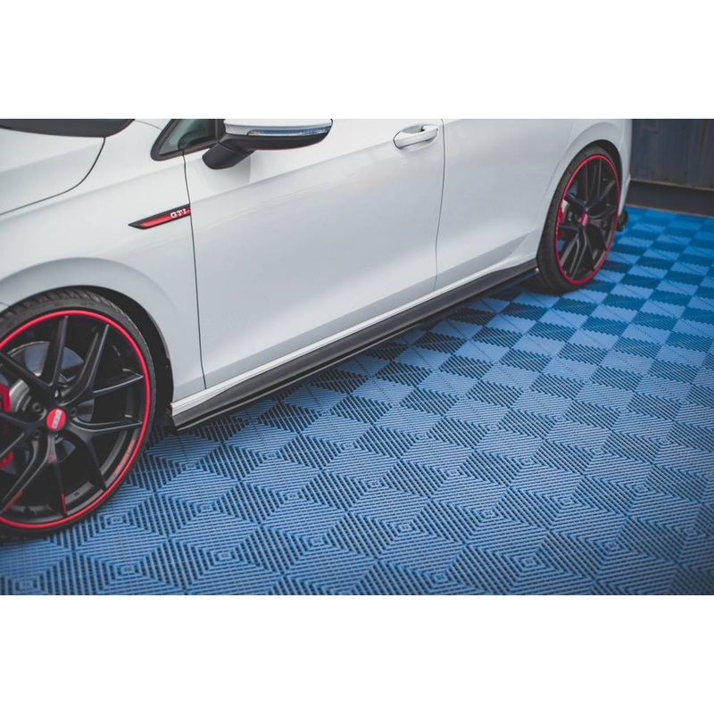 Volkswagen Golf (ALL YEARS) Mk8 Maxton Design Side Skirts V.W Golf Mk8 GTI