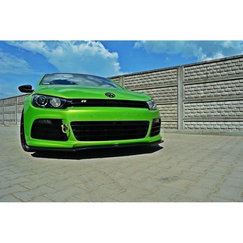 Volkswagen Scirocco R (ALL YEARS)  Maxton Design V.W Scirocco R Front Splitter V.2