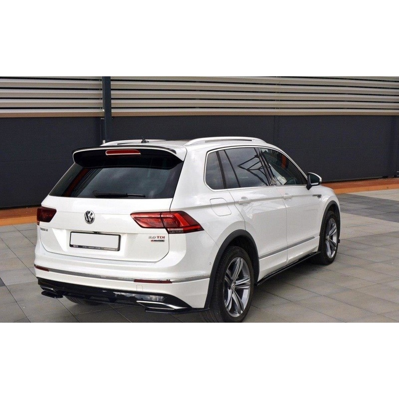 Volkswagen Tiguan (ALL YEARS)  Maxton Design V.W Tiguan Mk2 R-Line Rear Spoiler Cap