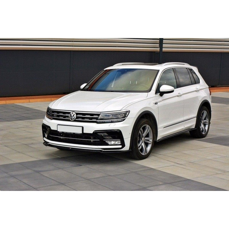 Volkswagen Tiguan R-Line (2015-2020) MK2 Maxton Design Front Splitter Lip