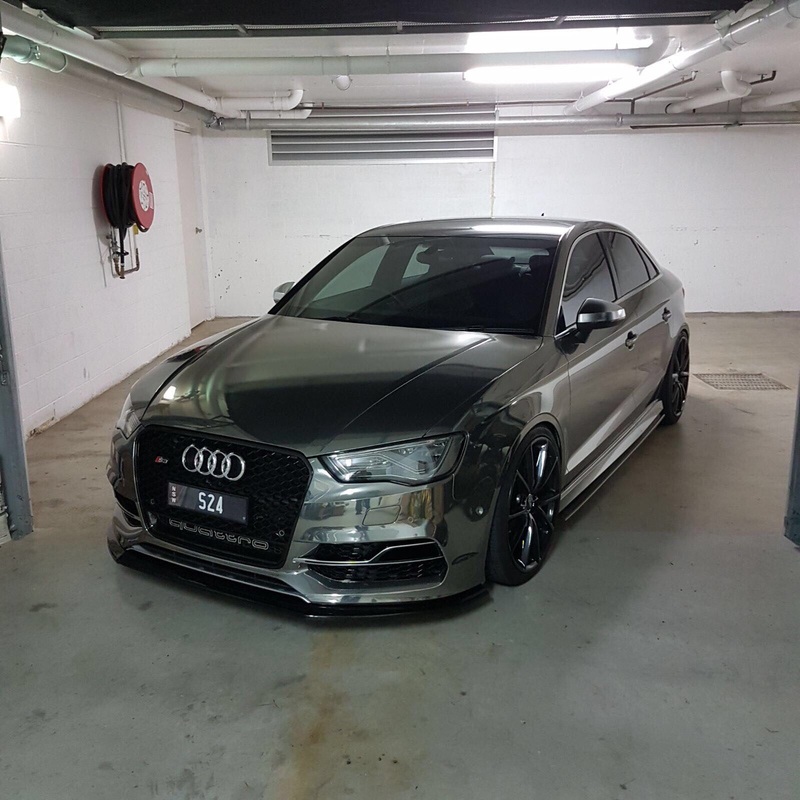Audi A3 (2013-2016) 8V. Sedan Maxton Design Front Splitter