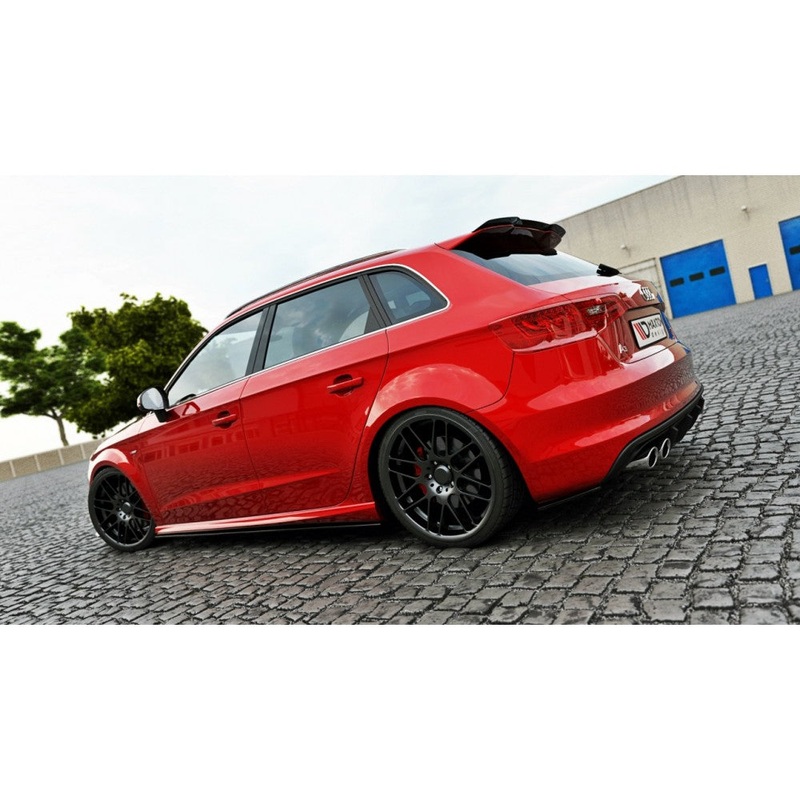 Audi A3 (ALL YEARS) 8V. Maxton Design Spoiler Cap Audi S3 8V. / A3 S-Line 8V. Hatch Back