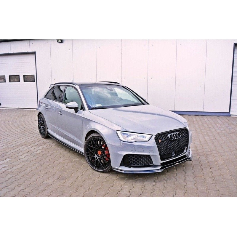 Audi RS3 (ALL YEARS) 8V. Hatch Maxton Design Front Splitter Lip