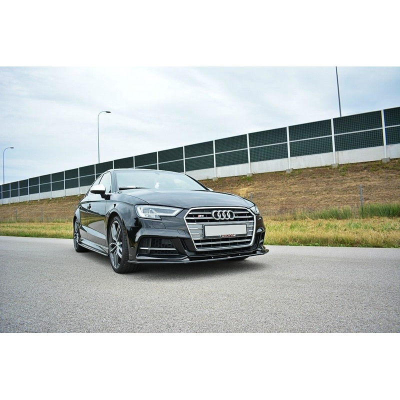 Audi S3 (2017-2020) 8V. Maxton Design Front Splitter V.1