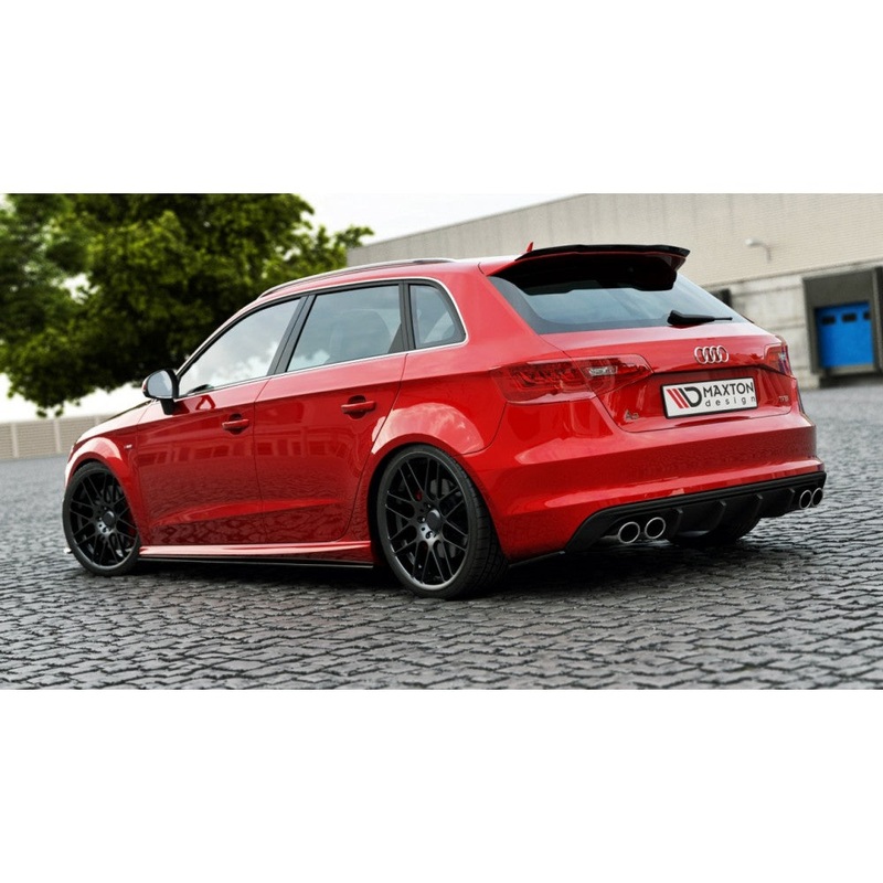 Audi S3 (ALL YEARS) 8V. Maxton Design Rear Side Splitters (Rear Pods) Audi S3 8V. Sportback