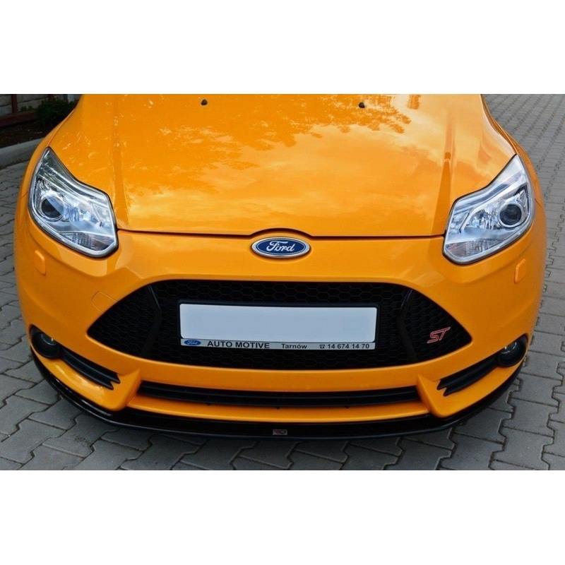 Ford Focus (ALL YEARS) MK 3  Maxton Design Front Ford Focus Mk 3 ST Prefacelift Front Splitter Lip