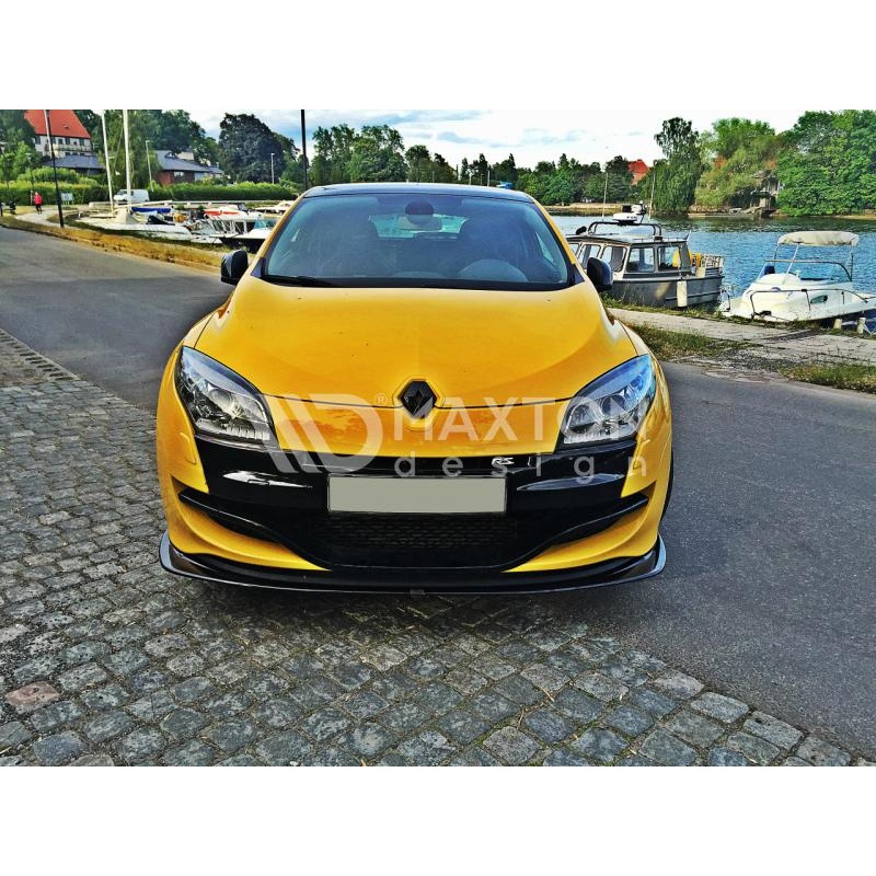 Renault Megane 3 Rs (ALL YEARS)  Maxton Design Renault Megane 3 RS V.2 Front Splitter Lip