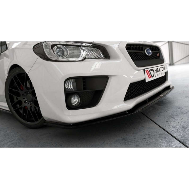 Subaru WRX STI (2015-2020)  Maxton Design Front Splitter V.2 2015-2020 Subaru Wrx Sti
