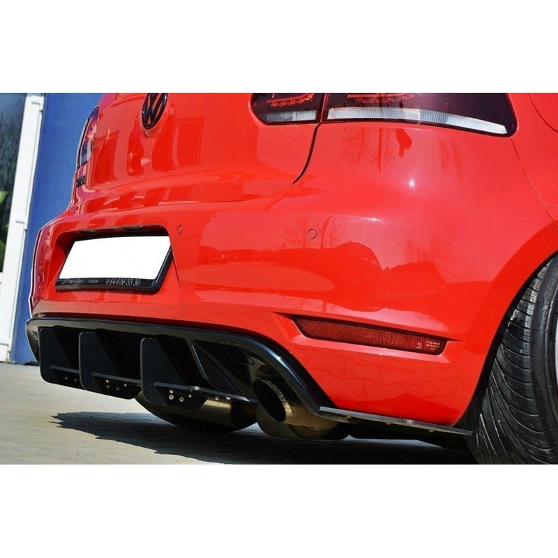 Volkswagen Golf (ALL YEARS) GTI Maxton Design V.W Golf Mk6 GTI / 35th Rear Diffuser & Rear Side Splitters
