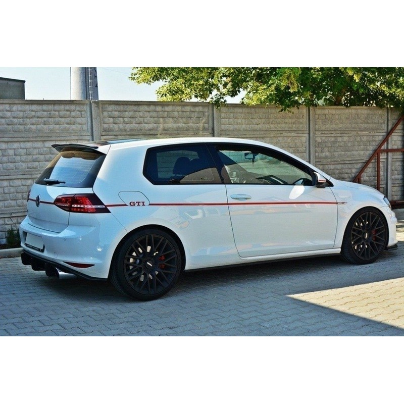 Volkswagen Golf (ALL YEARS) GTI Maxton Design V.W Golf Mk7 GTI (Prefacelift) Rear Diffuser & Rear Side Splitters