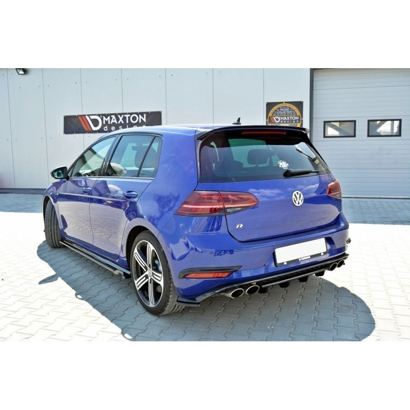 Volkswagen Golf (ALL YEARS) MK7 Maxton Design Rear Central Splitters V.W Golf Mk7.5 R (Facelift)