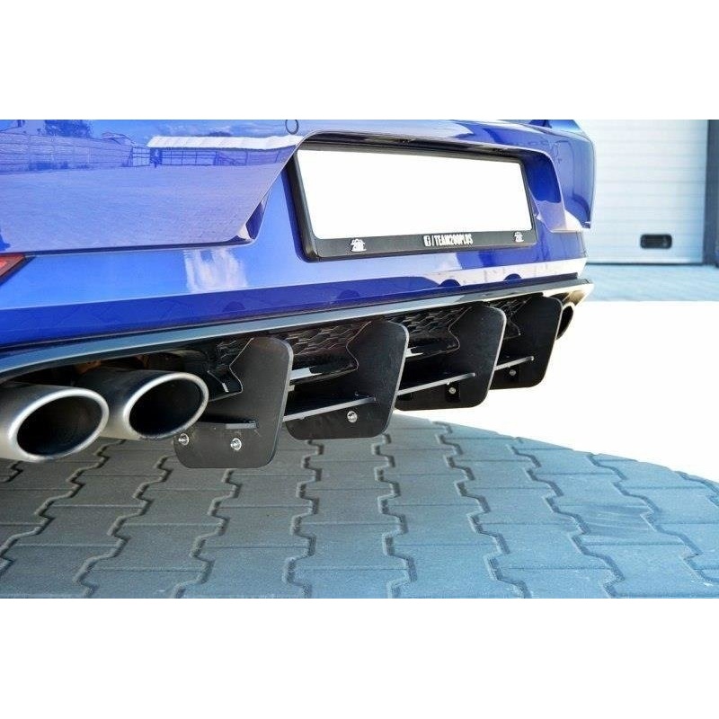 Volkswagen Golf (ALL YEARS) MK7 Maxton Design Rear Diffuser V.W Golf Mk7.5 R (Facelift)