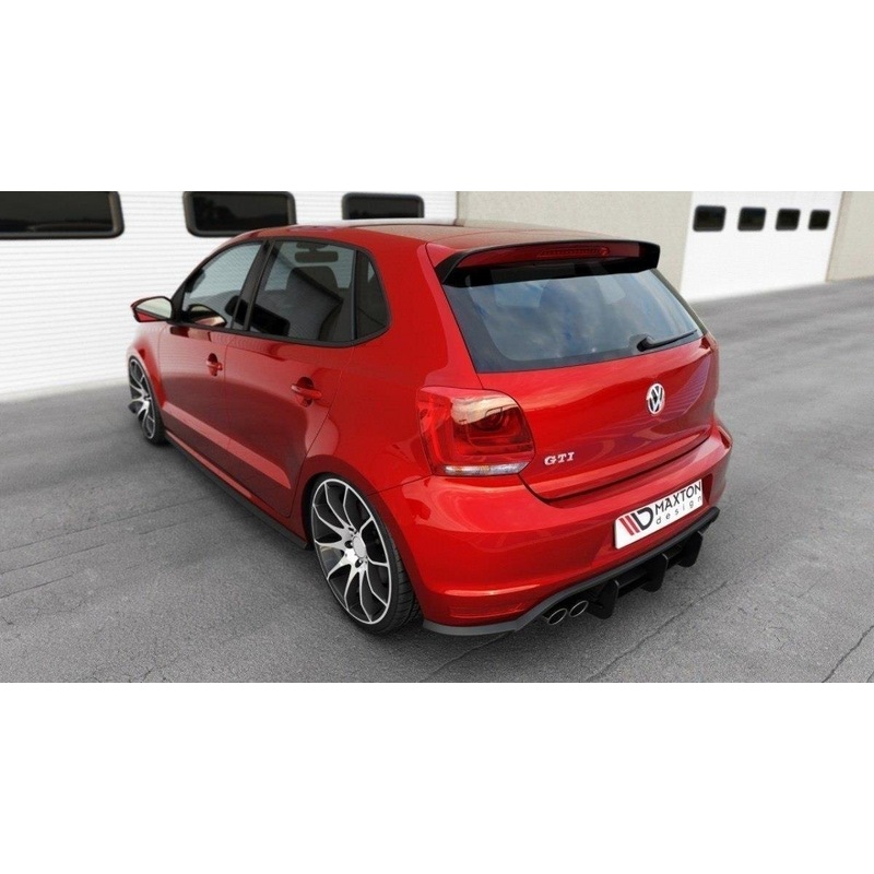 Volkswagen Polo (ALL YEARS) GTI Maxton Design Rear Diffuser V.W Polo Mk5 GTI Facelift