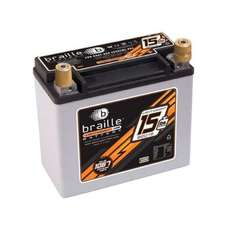 Braille No Weight Racing Battery 1067 PCA B2015