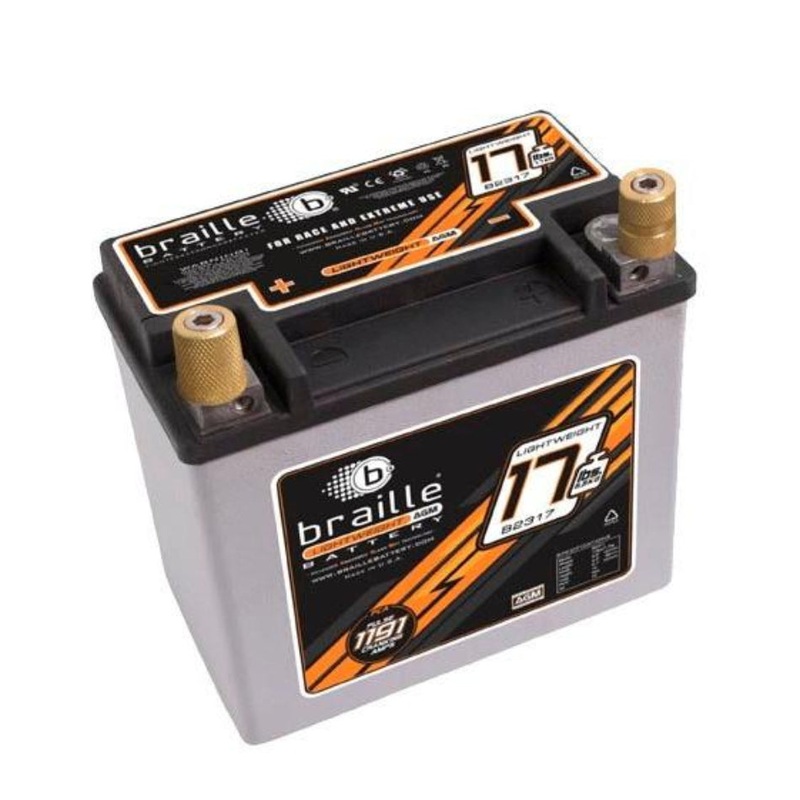 Braille No Weight Racing Battery 1191 PCA B2317