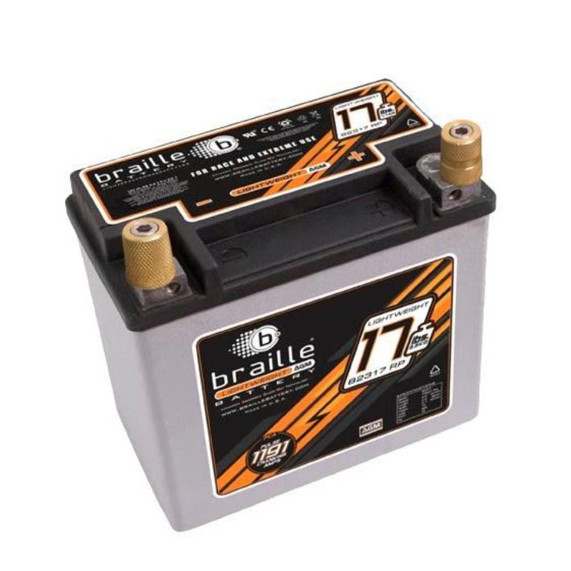 Braille No Weight Racing Battery 1191 PCA B2317RP