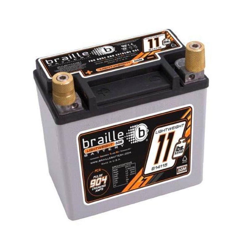 Braille No Weight Racing Battery 904 PCA B14115